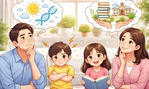  Cha mẹ sinh con trời sinh tính: Bạn có tin không?