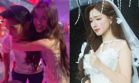 Hòa Minzy công khai ôm Đình Bắc ngay nơi đông người