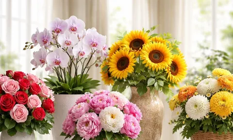 Những loại hoa tốt phong thủy hợp năm Bính Ngọ 2026, kích hoạt vận khí và tài lộc