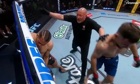 Nikolay Veretennikov và cú knockout đứng tàn bạo, dập tắt hy vọng của Niko Price