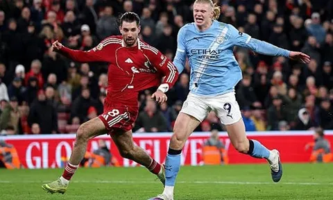 Haaland không hài lòng dù trọng tài xử có lợi cho Man City