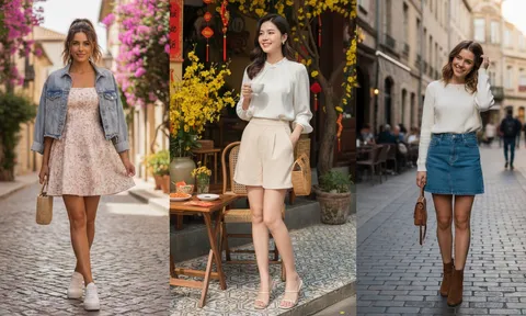 Tết diện gì để trẻ ra vài tuổi? 4 món đồ dáng ngắn giúp hack dáng cực khéo cho phái đẹp