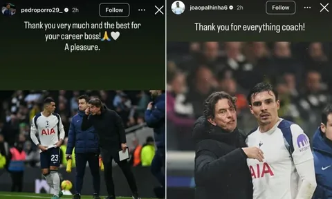 Hai trụ cột Tottenham tri ân HLV Thomas Frank