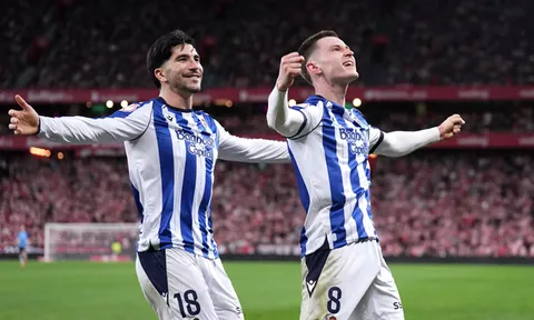 Sociedad thắng Athletic Club 1-0 tại bán kết Copa del Rey