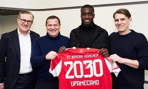 CHÍNH THỨC! Upamecano ký hợp đồng 4 năm với Bayern Munich