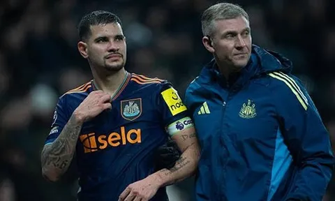 Newcastle nhận đòn đau khi Guimaraes nghỉ thi đấu 8 tuần