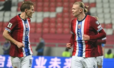 Giao kèo đặc biệt của Odegaard và Haaland ngoài sân cỏ