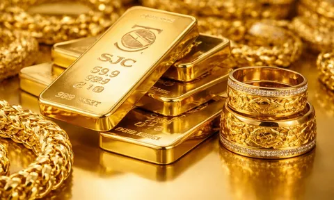 Bảng giá vàng 9999 24K 18K SJC DOJI PNJ hôm nay 15/2/2026