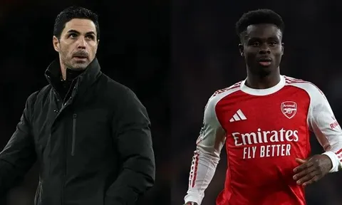 Saka hóa số 10 giúp Arteta giải bài toán Odegaard