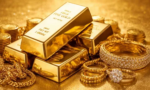 Bảng giá vàng 9999 24K 18K SJC DOJI PNJ hôm nay 16/2/2026