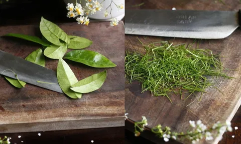 Mẹo thái lá chanh đều tăm tắp, mỏng như sợi chỉ
