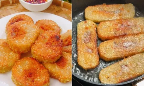 Cách rán bánh chưng không cần dùng dầu mỡ, ăn hoài không ngán