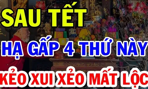 Hết Tết hạ gấp 4 thứ trên bàn thờ, giữ cố chỉ thêm mất lộc