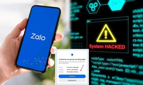 Thấy 2 thông báo này, Zalo đang bị theo dõi, chiếm quyền truy cập