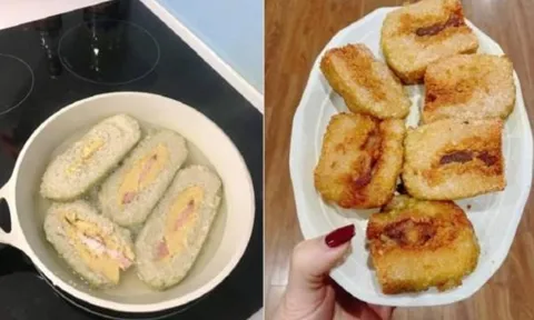 Rán bánh chưng đừng chỉ dùng dầu ăn: Thêm 1 nguyên liệu này để vỏ giòn rụm, trong mềm dẻo, ăn không hề ngấy