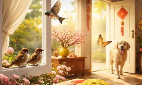 5 con vật đến nhà đầu năm có lộc, cuối năm Tiền về