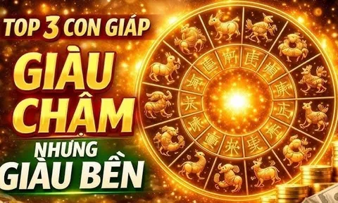 Giàu Chậm Nhưng Bền, 3 con giáp Chạm Đỉnh Tiền Tài, 1 tuổi vươn lên hứng lộc