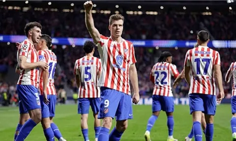 Sorloth lập hat-trick, Atletico hiên ngang vào vòng 16 đội Champions League