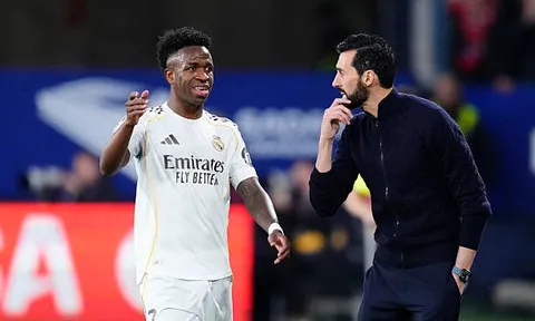 Arbeloa khẳng định Vinicius là thủ lĩnh mới của Real