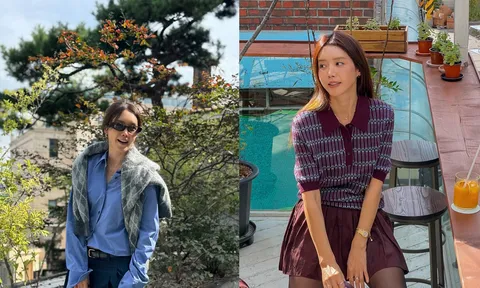 Ở tuổi 49, Chae Jung An vẫn trẻ trung nhờ loạt item tối giản nhưng đầy biến hóa