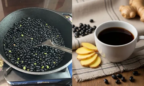 Buổi sáng, uống 1 cốc nước đậu đen rang gừng khi đói, sau 7 ngày, cơ thể có 3 thay đổi bất ngờ
