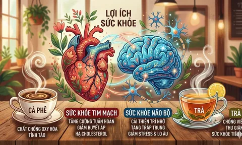 Uống trà hay cà phê mỗi ngày: Loại nào có lợi hơn cho tim mạch và trí nhớ?
