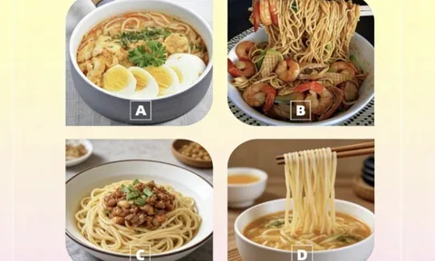 Trắc nghiệm: Bát mì bạn chọn hôm nay sẽ tiết lộ cuộc sống hôn nhân trong tương lai! Bạn dám thử không?