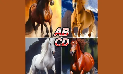 Trắc nghiệm tâm lý: Con ngựa nào thu hút bạn từ cái nhìn đầu tiên?