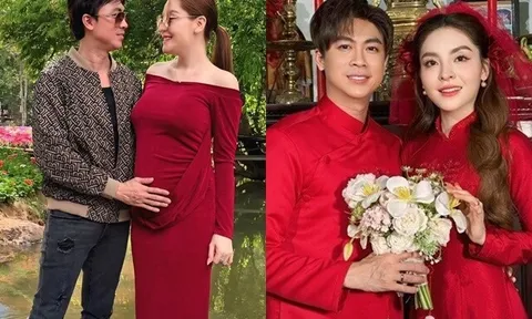 Saka Trương Tuyền mang thai con đầu lòng với Hồ Việt Trung, được bố đơn thân chăm sóc kỹ như em bé