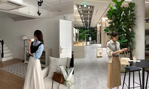 Chân váy chữ A và chân váy suông: Hai lựa chọn định hình phong cách công sở hiện đại