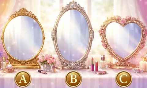 Quiz: 3 chiếc gương trước mặt, bạn nhìn vào gương nào? Sự thật về con người bạn sẽ lộ rõ