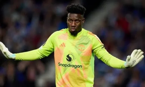 MU định giá 50 triệu euro cho Andre Onana