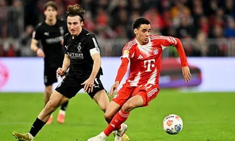 Musiala rực sáng giúp Bayern Munich nghiền nát Gladbach 4-1