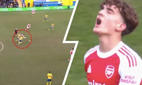Thần đồng của Arsenal gây sốt với pha solo kiểu Messi