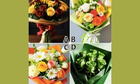 Trắc nghiệm tâm lý: Bạn sẽ nhận bó hoa nào?