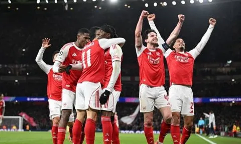 Opta chọn Arsenal lên đỉnh C1, gạch tên Real Madrid