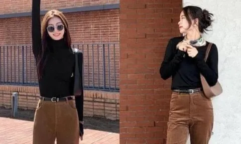 Quần nâu lên ngôi: lựa chọn thay thế hoàn hảo cho trắng và đen mùa lạnh