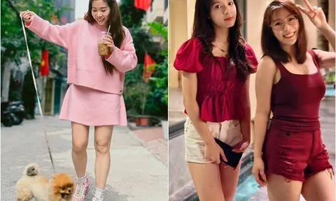 Vợ Hồng Đăng "42 mùa xuân" nay xuống phố trẻ như gái son, đứng với con gái xinh như thiên thần mà ngỡ chị em