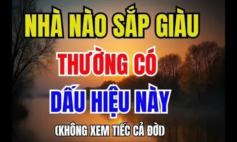 3 dấu hiệu báo trước nhà bạn sắp may mắn