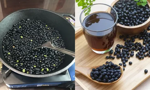 6 lý do nên uống nước đậu đen rang