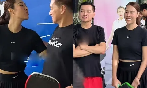 Sao Việt 24h: Quang Minh "né" nụ hôn của vợ trẻ Tăng Khánh Chi tại sự kiện, thái độ sau đó càng gây chú ý