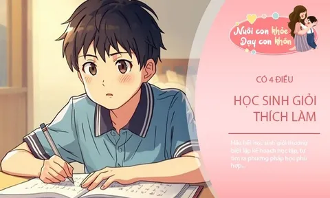 Đây là 4 điều mà học sinh giỏi thích làm, không cần học đến khuya nhưng điểm số vẫn đứng đầu lớp