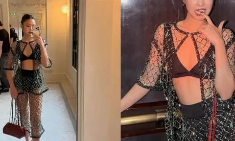 Jennie gây chú ý với bộ móng xanh ngọc tại show Chanel Thu – Đông 2026