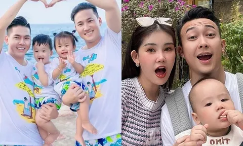 Con sao Việt đi học buổi đầu: Thanh Đoàn - Hà Trí Quang "rình" 2 nhóc tì, Hoa hậu Đại Dương thấy thương quý tử