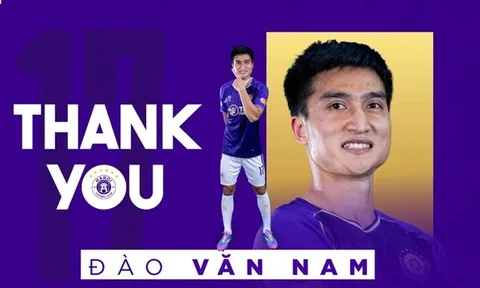 Hà Nội FC chia tay Đào Văn Nam dù vẫn còn hợp đồng