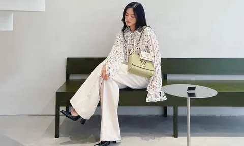 Quần vải trở thành lựa chọn linh hoạt trong phong cách công sở và dạo phố