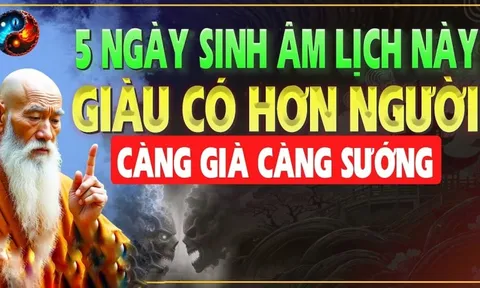5 ngày sinh âm lịch phúc khí trời cho, cơm no áo ấm cả đời