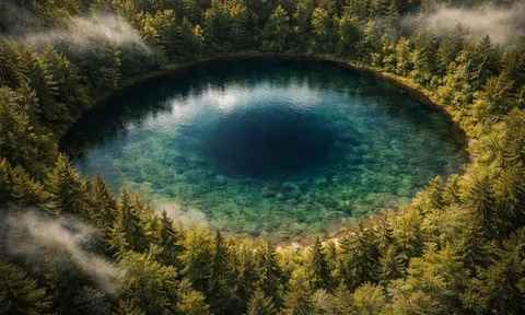 Quiz: Bạn nhìn thấy hồ nước hay điều gì trong bức ảnh này? Câu trả lời tiết lộ tư duy làm việc của bạn