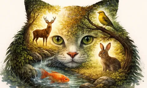 Quiz: Con vật bạn nhìn thấy đầu tiên trong bức tranh sẽ tiết lộ trực giác của bạn mạnh đến đâu