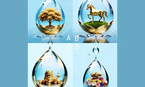 Trắc nghiệm tâm lý: Giọt nước nào thu hút bạn từ cái nhìn đầu tiên?